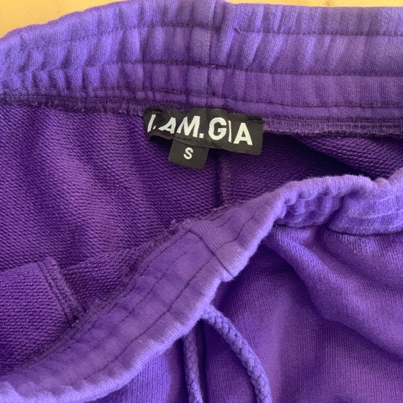 I.AM.GIA Purple Astrea Sweatpants, size S - Picture 5 of 5